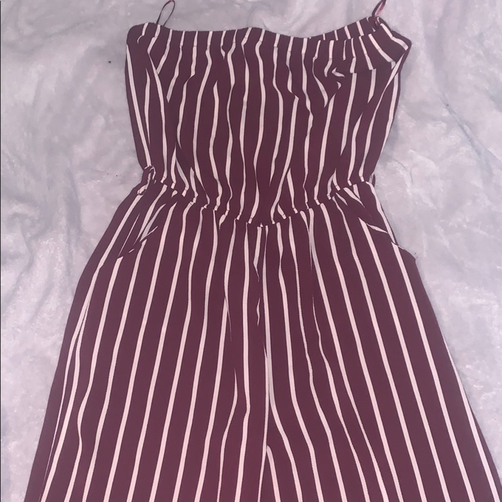 Small maroon jumpsuit